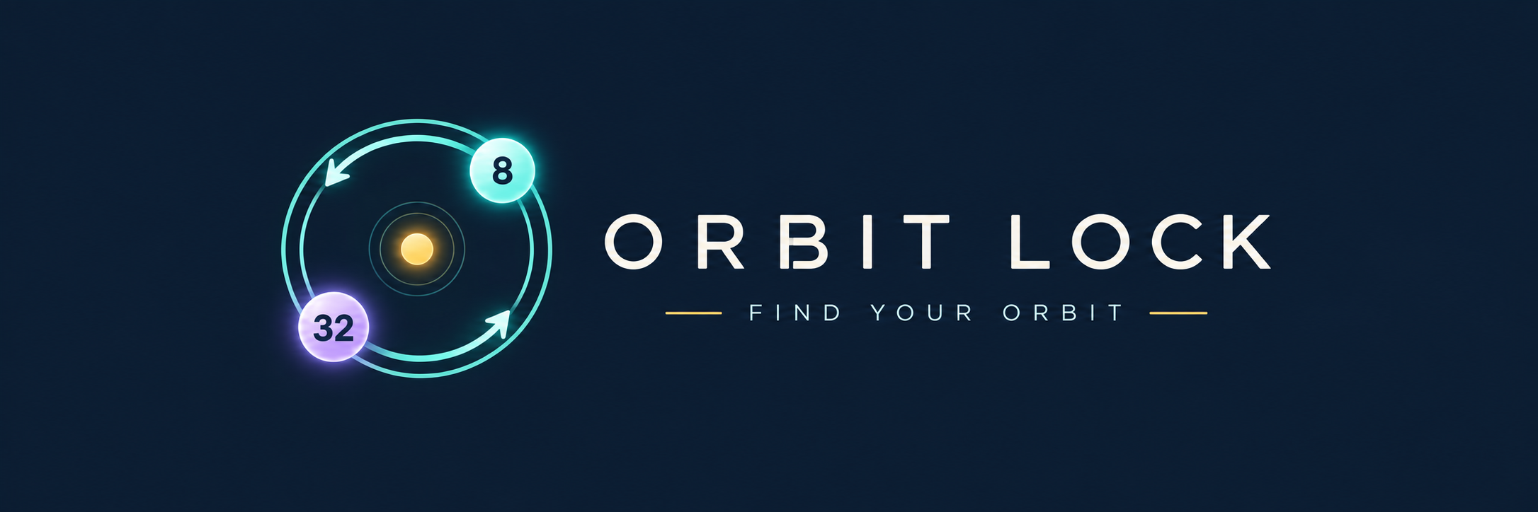 Orbit Lock — Find Your Orbit wordmark